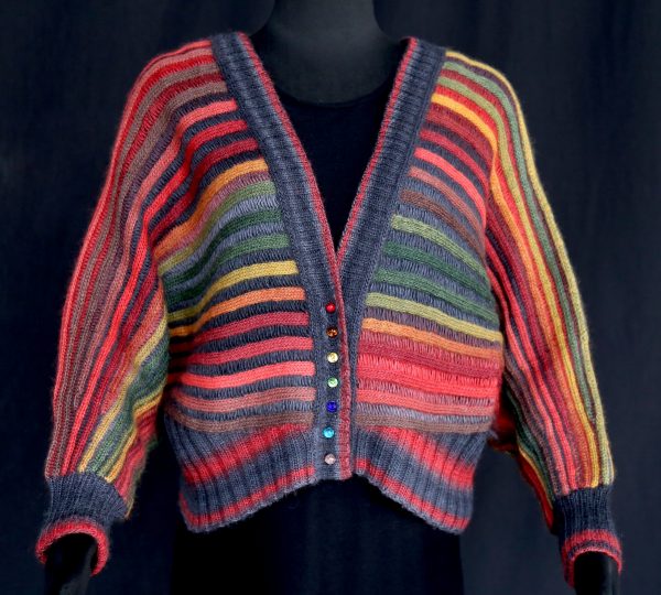Rainbow Cardigan by Quinny Zhang* – The Knitting Guild Association